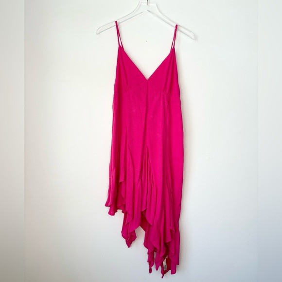 New Free People Slip My Mind Printed Trapeze Dress Size Small - Picture 5 of 10